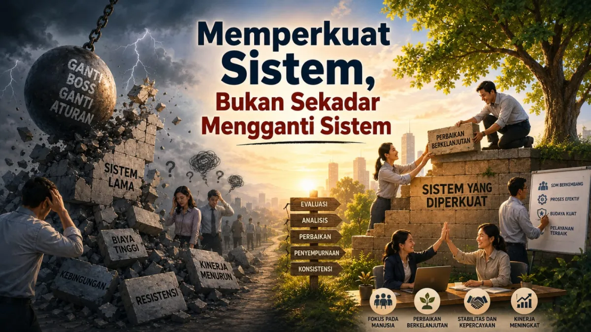Memperkuat Sistem, Bukan Sekedar Mengganti Sistem