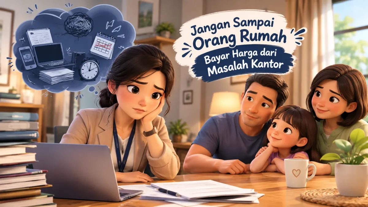 Jangan Sampai Orang Rumah Bayar Harga dari Masalah Kantor