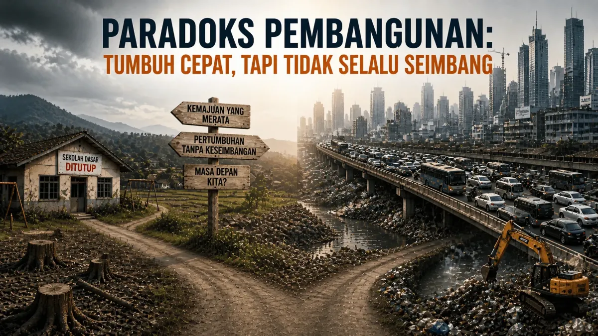 Paradoks Pembangunan: Tumbuh Cepat, Tapi Tidak Selalu Seimbang