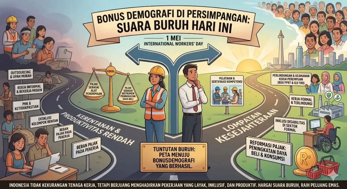 Bonus Demografi di Persimpangan: Suara Buruh atau Kehilangan Momentum?