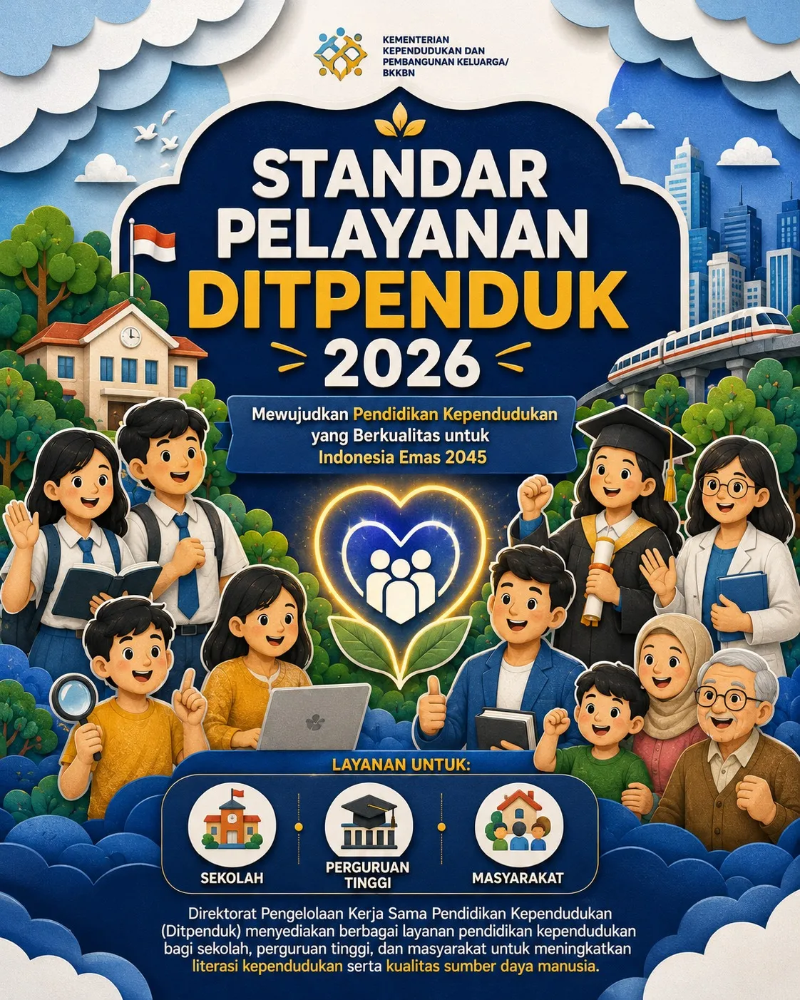 Standar Pelayanan Di Lingkungan Direktorat Pengelolaan Kerja Sama Pendidikan Kependudukan